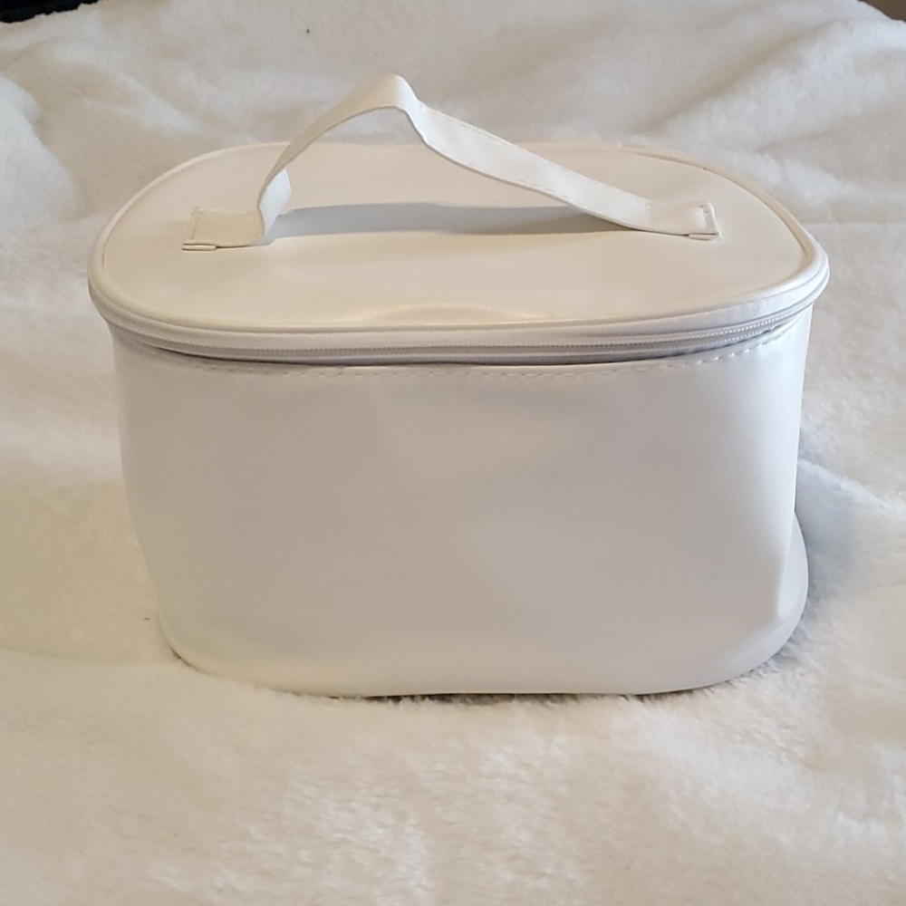 White makeup case